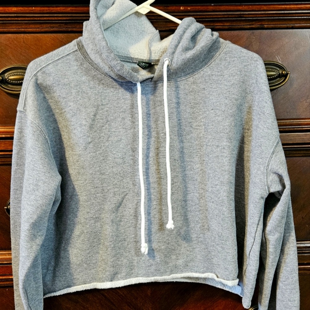 Girls short cropped hoodie